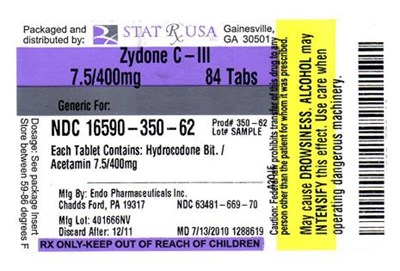 Zydone Label Image (Zydone Label)